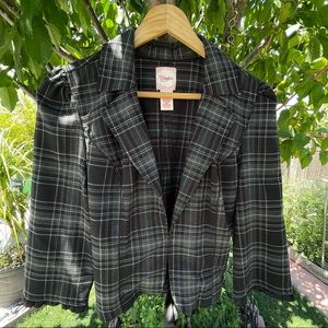 Candie’s | Plaid 3/4 Sleeves Suit Blazer Jacket